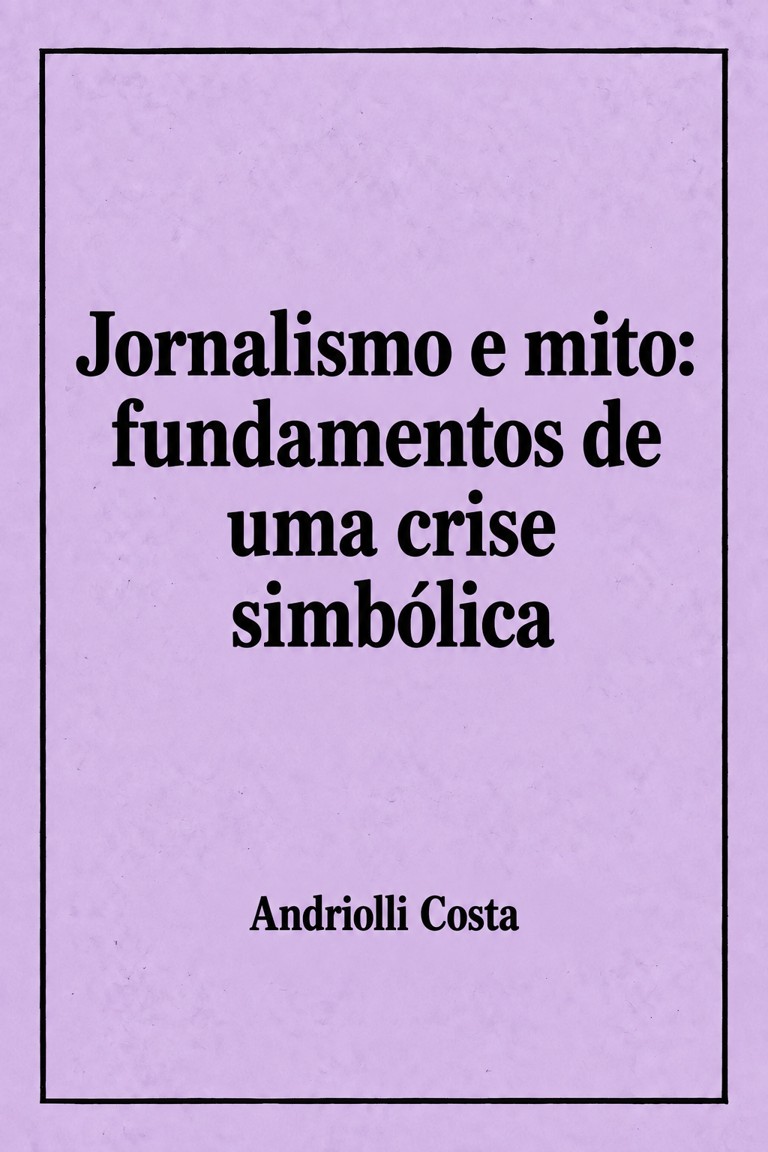 Capa tipográfica do artigo Jornalismo e mito: fundamentos de uma crise simbólica