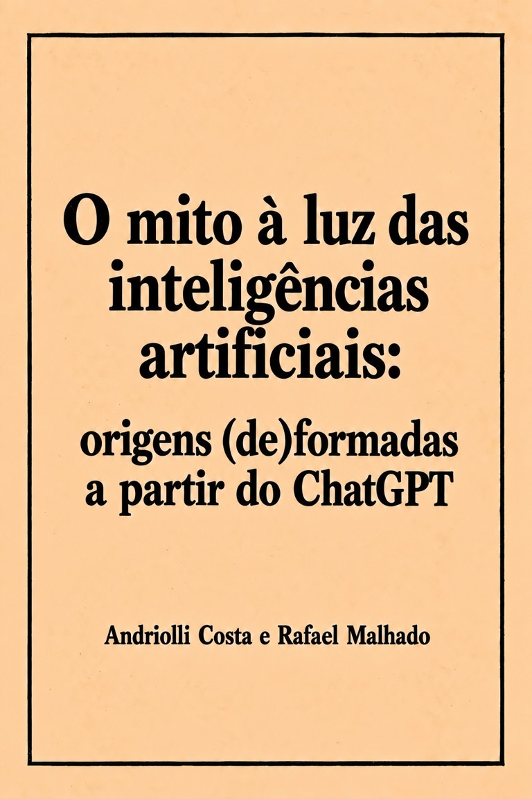 Capa tipográfica do artigo O mito à luz das inteligências artificiais: origens (de)formadas a partir do ChatGPT