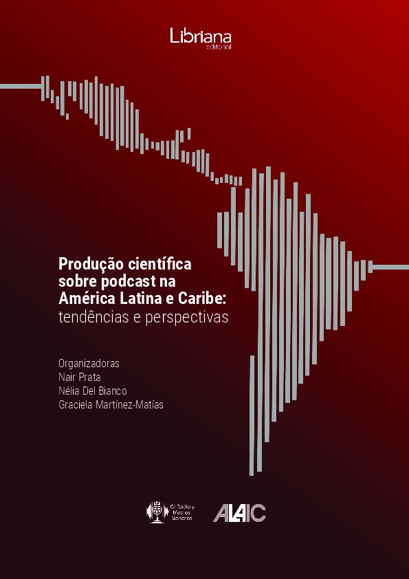 Capa do livro Produção científica sobre podcast na América Latina e Caribe: tendências e perspectivas